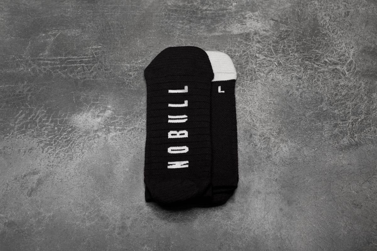 Nobull Low Crossfit® Men's Socks Black | Australia (KU6532)